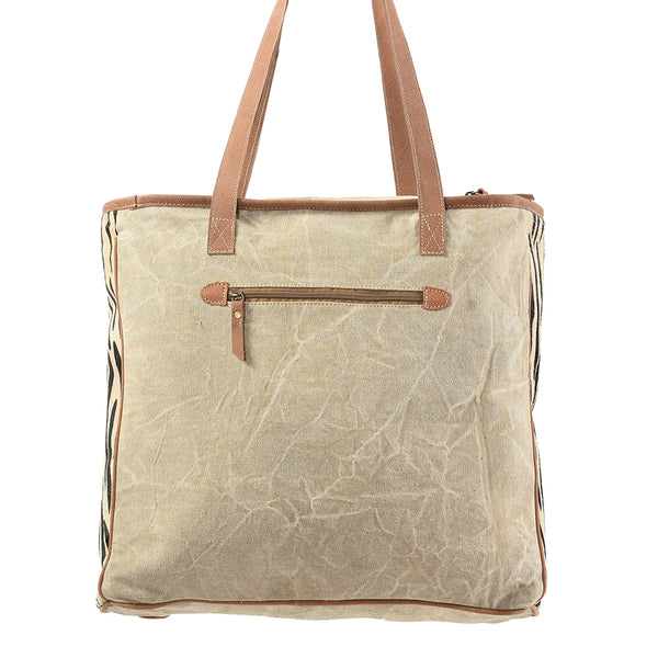 LC-KB219 Tote Upcycled Canvas Ladies Bag