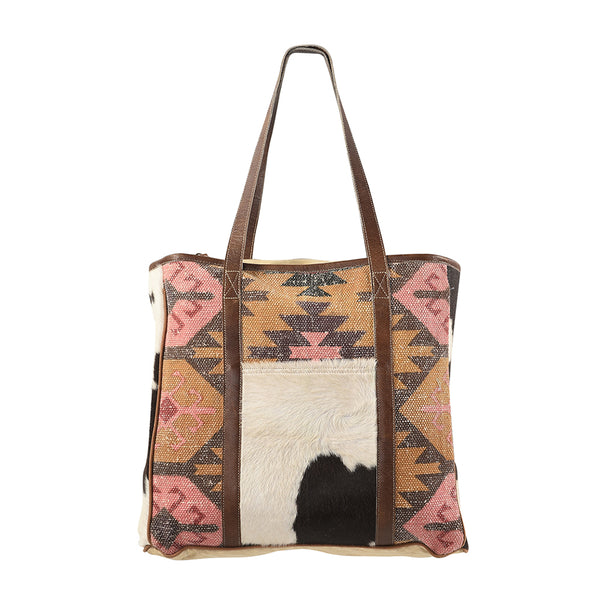 LC-KB221 Tote Upcycled Canvas Ladies Bag