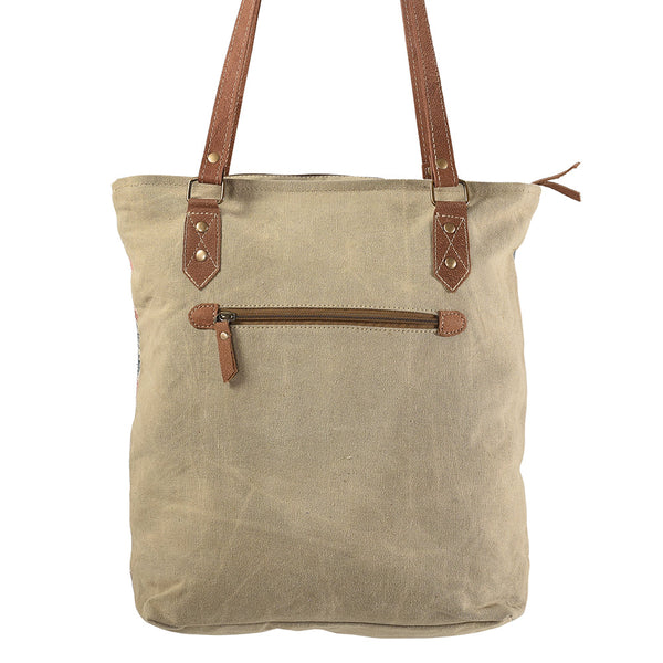 LC-KB227Tote Upcycled Canvas Ladies Bag