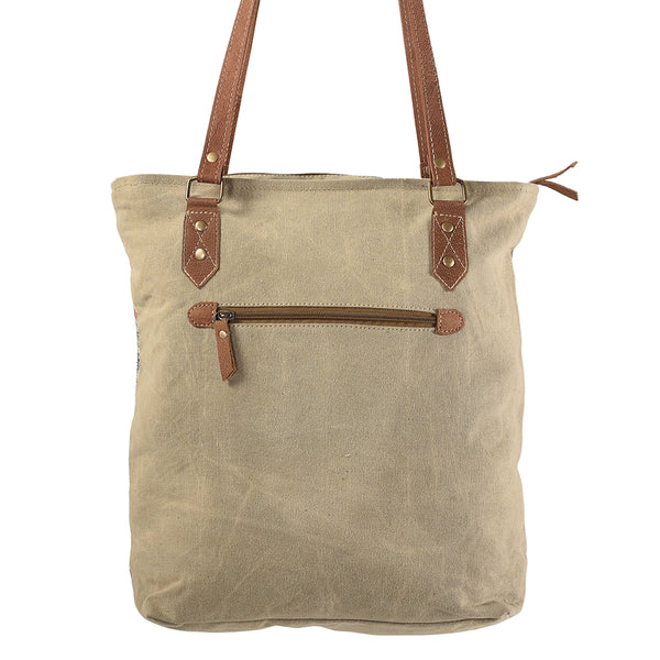 LC-KB227Tote Upcycled Canvas Ladies Bag
