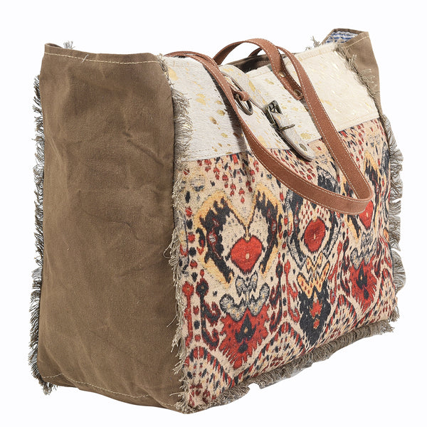 LC-KB229 Weekender Upcycled Canvas Ladies Bag