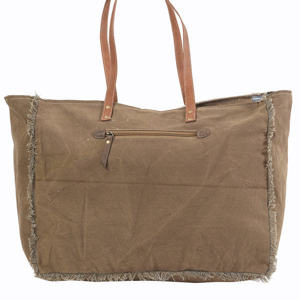 LC-KB229 Weekender Upcycled Canvas Ladies Bag