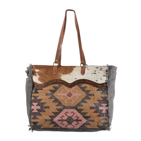 LC-KB231 Weekender Upcycled Canvas Ladies Bag