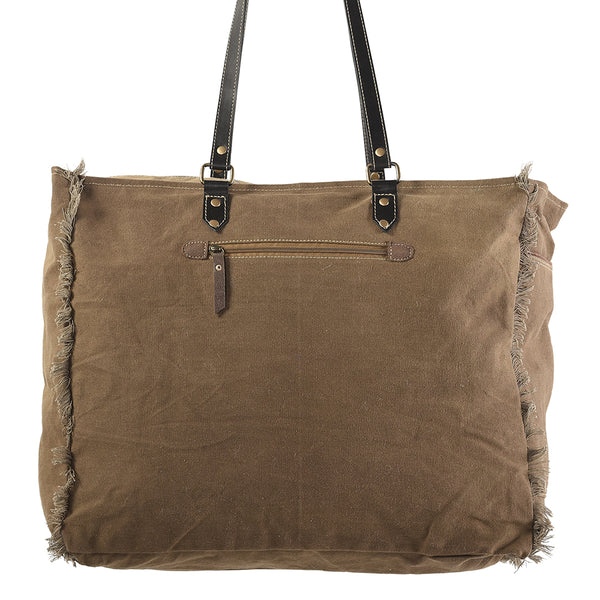 LC-KB233 Weekender Upcycled Canvas Ladies Bag