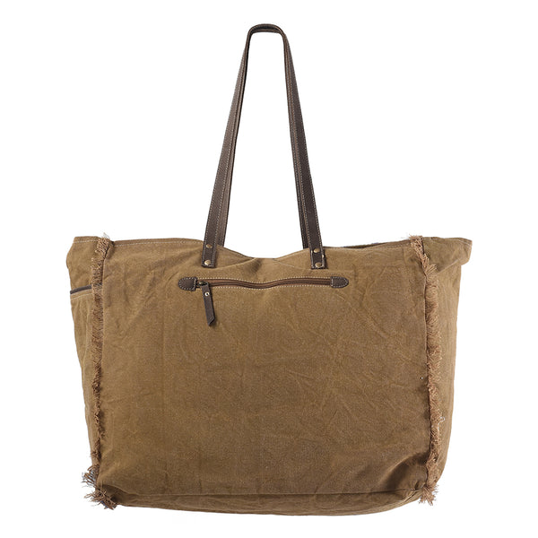 LC-KB235 Weekender Upcycled Canvas Ladies Bag