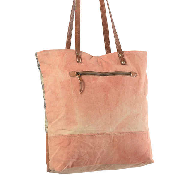 LC-KB240 Tote Upcycled Canvas Ladies Bag