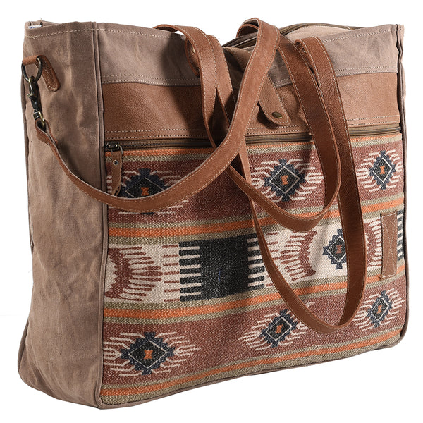 LC-KB249Tote Upcycled Canvas Ladies Bag