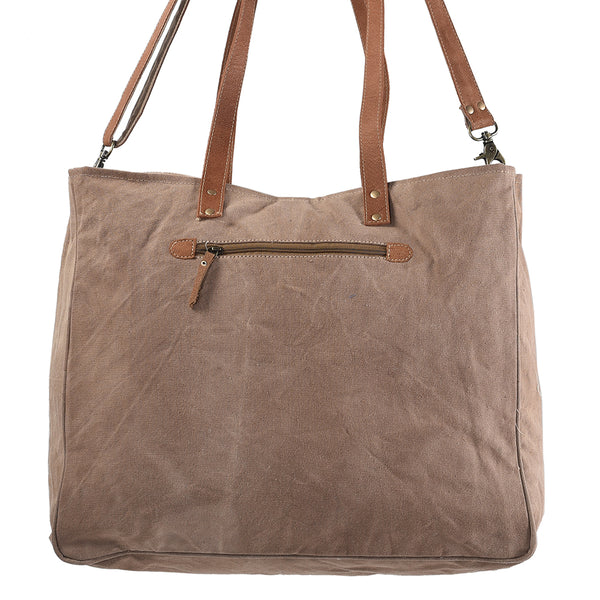 LC-KB249Tote Upcycled Canvas Ladies Bag
