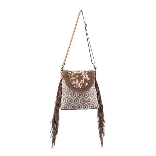 LC-KB258 Messenger Upcycled Canvas Ladies Bag