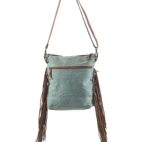 LC-KB259 Crossbody Upcycled Canvas Ladies Bag