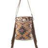 LC-KB266 Large Crossbody Upcycled Canvas Ladies Bag