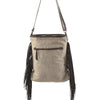 LC-KB267 Large Crossbody Upcycled Canvas Ladies Bag