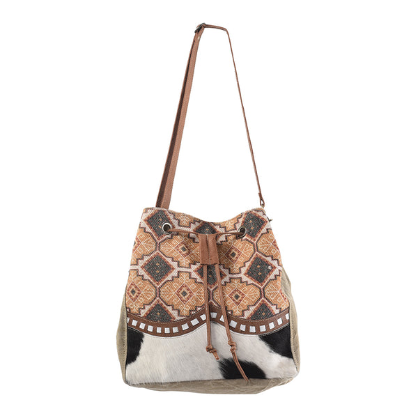 LC-KB270 Bucket Upcycled Canvas Ladies Bag