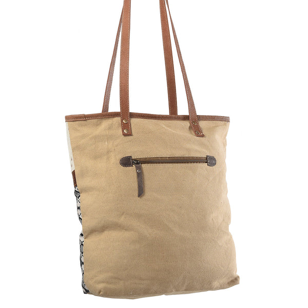 LC-KB281Tote Upcycled Canvas Ladies Bag
