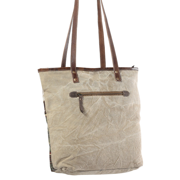 LC-KB283 Tote Upcycled Canvas Ladies Bag