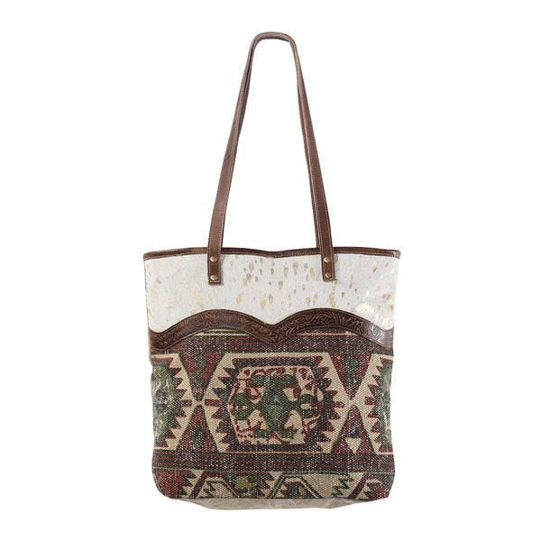 LC-KB283 Tote Upcycled Canvas Ladies Bag