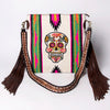 ADBGA262 American Darling Large Saddle Blanket Crossbody Bag - Tooled Leather Fringe
