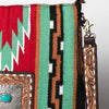 ADBGA268 American Darling Large Cross body Bag Hand-Woven Saddle Blanket Hand Tooled