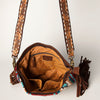 ADBGA272 American Darling Large Cross body Bag Hand-Woven Saddle Blanket Leather