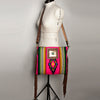 ADBGA272 American Darling Large Cross body Bag Hand-Woven Saddle Blanket Leather