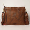 ADBGA272 American Darling Large Cross body Bag Hand-Woven Saddle Blanket Leather