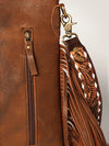 ADBGA272 American Darling Large Cross body Bag Hand-Woven Saddle Blanket Leather