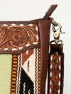 ADBGA275 American Darling Messenger Bag Hand Woven Saddle Blanket Leather