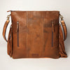 ADBGA277 American Darling Southwestern Handwoven Saddle Blanket Fringe Crossbody Bag
