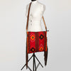 ADBGA277 American Darling Southwestern Handwoven Saddle Blanket Fringe Crossbody Bag
