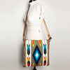 ADBGA278 American Darling Southwestern Woven Saddle Blanket Crossbody Bag