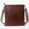 ADBGA278 American Darling Southwestern Woven Saddle Blanket Crossbody Bag