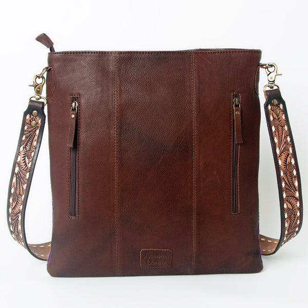ADBGA278 American Darling Southwestern Woven Saddle Blanket Crossbody Bag