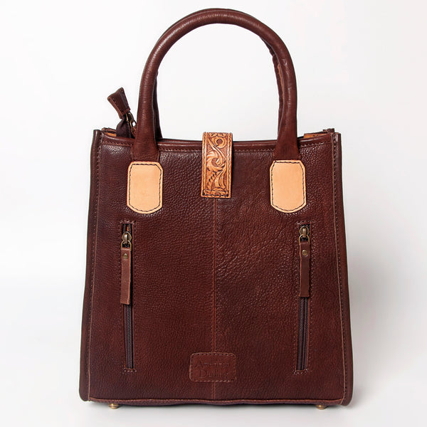ADBGA279 American Darling Tote Bag Hair-On Cowhide Genuine Leather Hand Tooled