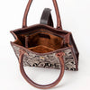 ADBGA279 American Darling Tote Bag Hair-On Cowhide Genuine Leather Hand Tooled