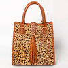 ADBGA279 American Darling Tote Bag Hair-On Cowhide Genuine Leather Hand Tooled