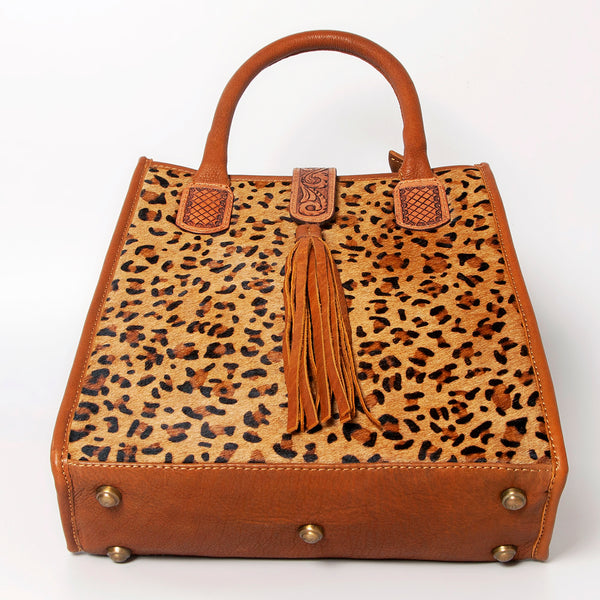 ADBGA279 American Darling Tote Bag Hair-On Cowhide Genuine Leather Hand Tooled