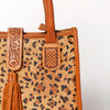 ADBGA279 American Darling Tote Bag Hair-On Cowhide Genuine Leather Hand Tooled