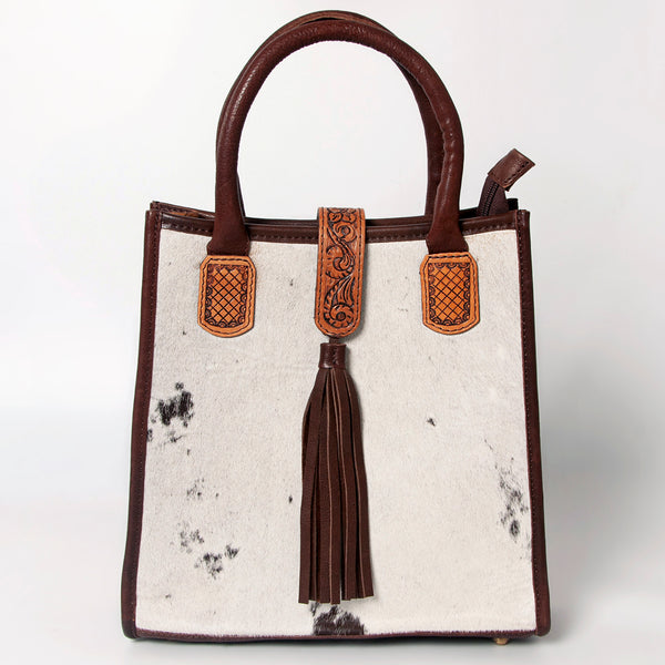 ADBGA279 American Darling Tote Bag Hair-On Cowhide Genuine Leather Hand Tooled