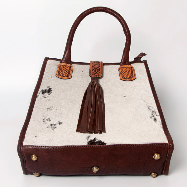ADBGA279 American Darling Tote Bag Hair-On Cowhide Genuine Leather Hand Tooled