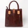 ADBGA279 American Darling Tote Bag Hair-On Cowhide Genuine Leather Hand Tooled