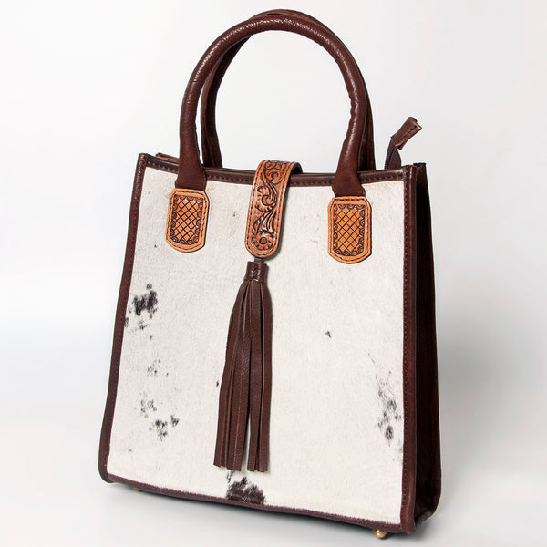 ADBGA279 American Darling Tote Bag Hair-On Cowhide Genuine Leather Hand Tooled