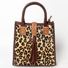 ADBGA279 American Darling Tote Bag Hair-On Cowhide Genuine Leather Hand Tooled