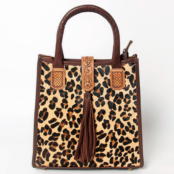 ADBGA279 American Darling Tote Bag Hair-On Cowhide Genuine Leather Hand Tooled