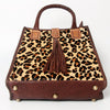 ADBGA279 American Darling Tote Bag Hair-On Cowhide Genuine Leather Hand Tooled