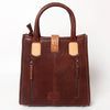 ADBGA279 American Darling Tote Bag Hair-On Cowhide Genuine Leather Hand Tooled