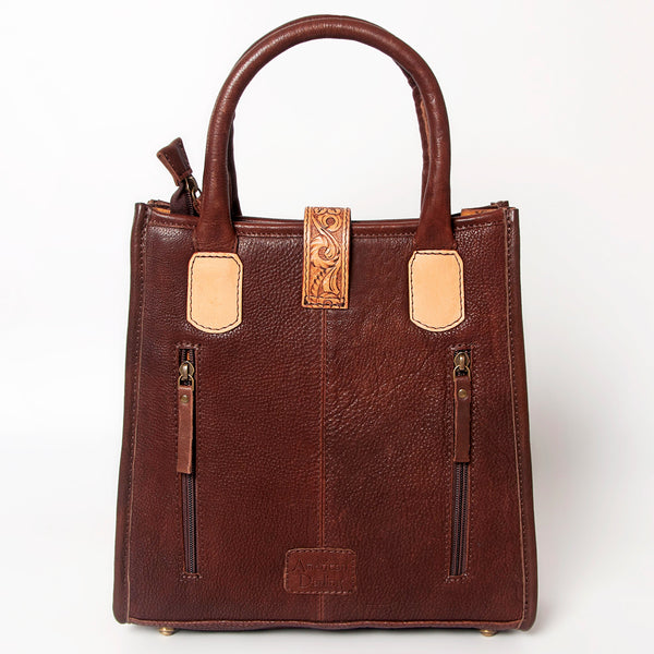 ADBGA279 American Darling Tote Bag Hair-On Cowhide Genuine Leather Hand Tooled