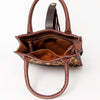 ADBGA279 American Darling Tote Bag Hair-On Cowhide Genuine Leather Hand Tooled