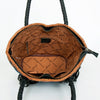 ADBGD175 American Darling Western Leather Tote Bag - Hair-On Cowhide & Fringed Turquoise Purse