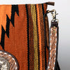 ADBGA283 American Darling Tooled Leather Saddle Blanket Stone Medallion Crossbody