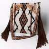ADBGA289 American Darling Fringed Hand Woven Saddle Blanket Large Cross body Bag